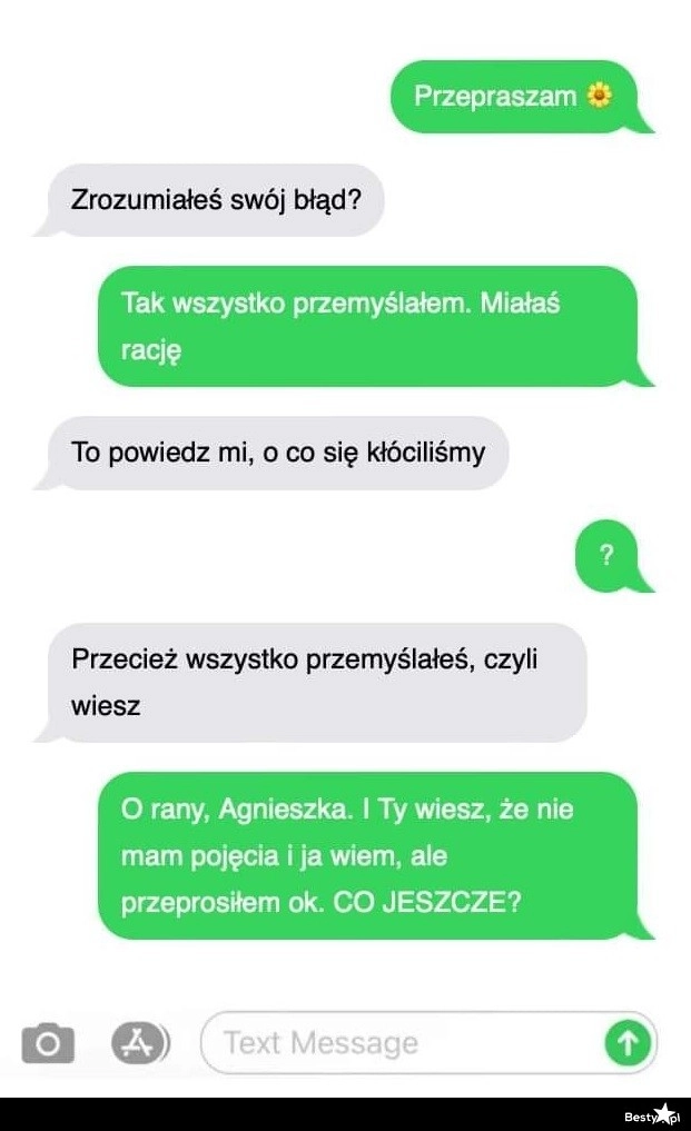 
    Zrozumiałeś swój błąd? 