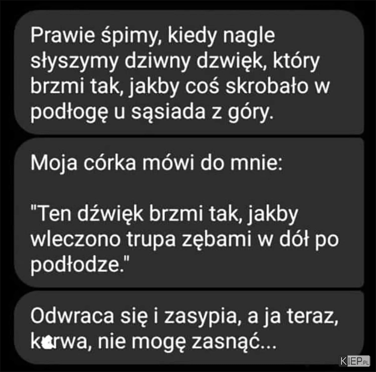 
    Dziwny dźwięk