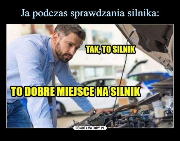 
    Ja podczas sprawdzania silnika: