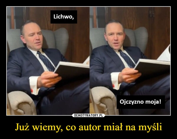 
    Już wiemy, co autor miał na myśli