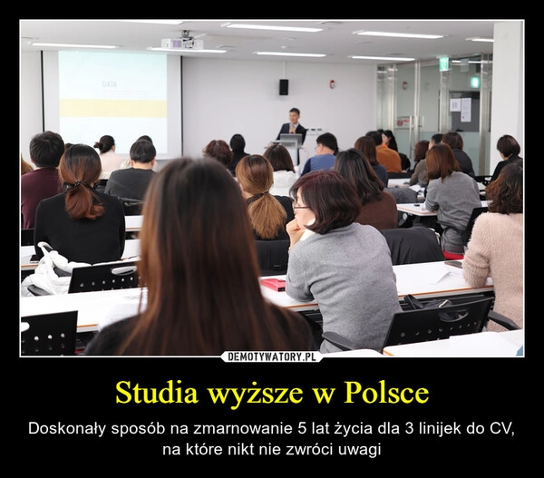 
    Studia wyższe w Polsce