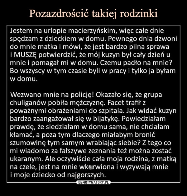 
    
Pozazdrościć takiej rodzinki 