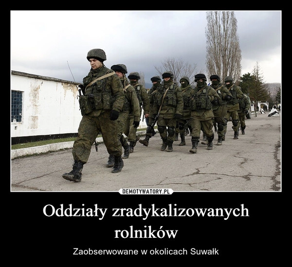 
    Oddziały zradykalizowanych rolników