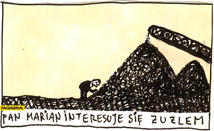 
    Pan Marian interesuje się żużlem