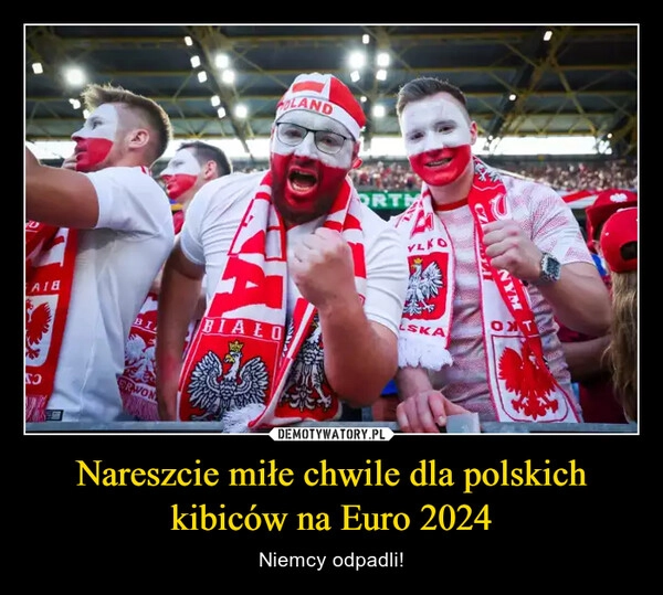 
    Nareszcie miłe chwile dla polskich kibiców na Euro 2024