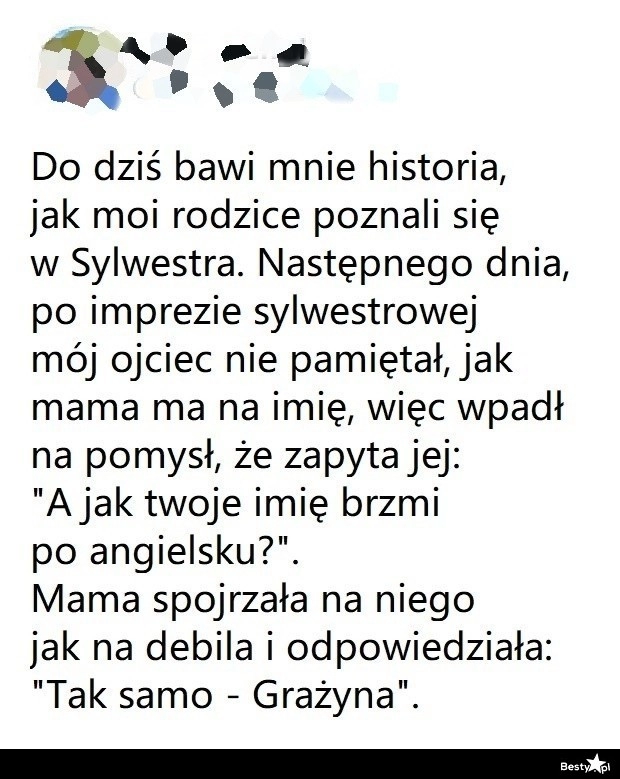 
    Historia poznania się rodziców 