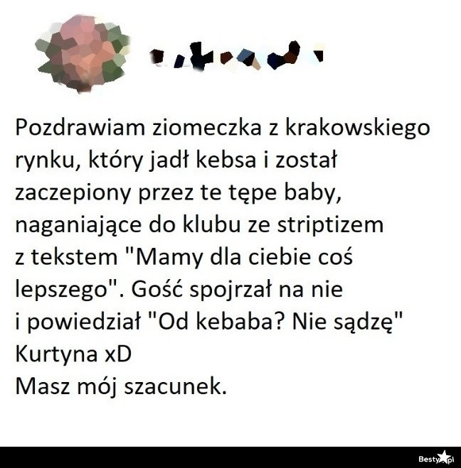 
    Naganiaczki na krakowskim rynku 