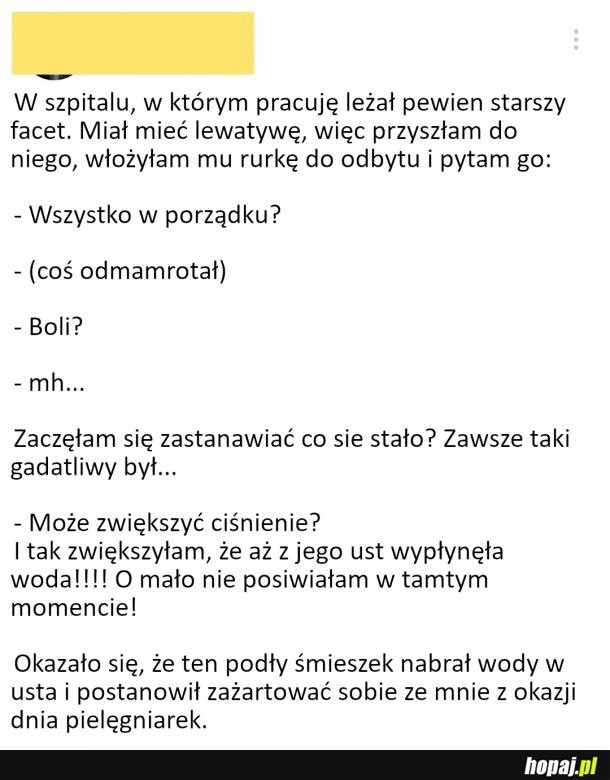 
    Pielęgniarka prawie osiwiała