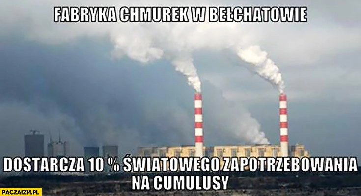
    Fabryka chmurek w Bełchatowie dostarcza 10% procent światowego zapotrzebowania na cumulusy