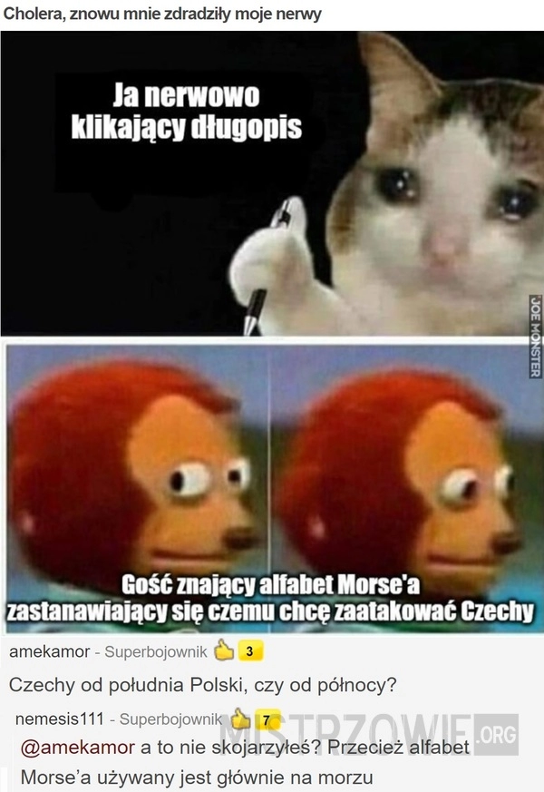 
    
			Cholera, znowu mnie zdradziły moje nerwy					