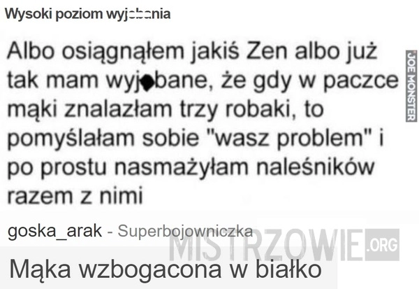 
    Wysoki poziom wyj3bania