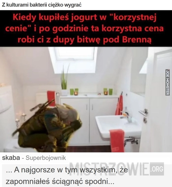 
    Z kulturami bakterii ciężko wygrać