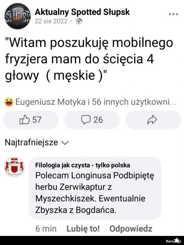 
    4 głowy do ścięcia 