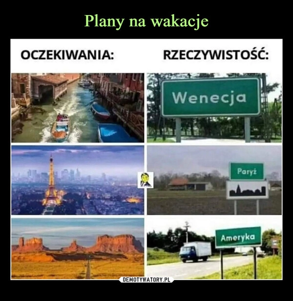 
    Plany na wakacje