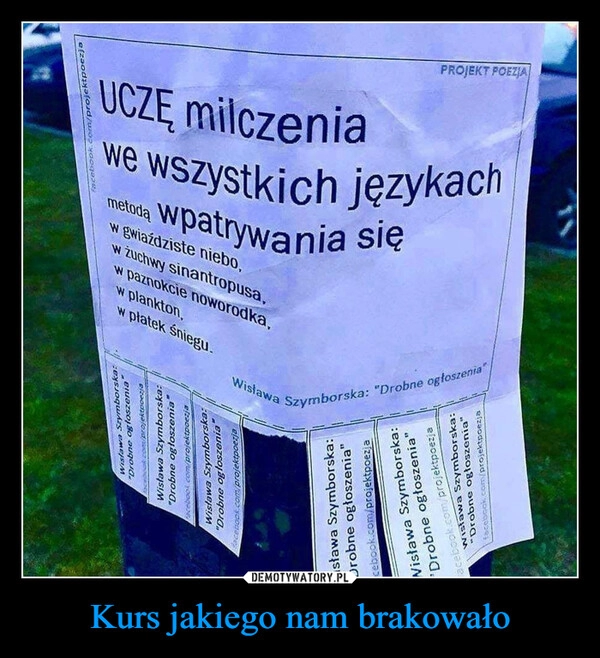 
    Kurs jakiego nam brakowało