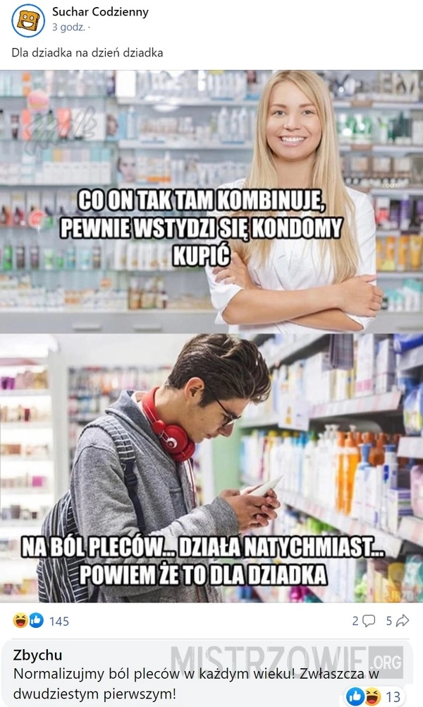 
    Dla dziadka na dzień dziadka