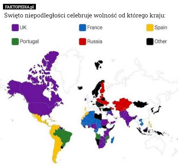 
    Święto niepodległości celebruje wolność od którego kraju: