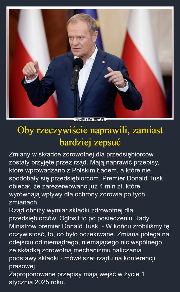 
    Oby rzeczywiście naprawili, zamiast bardziej zepsuć