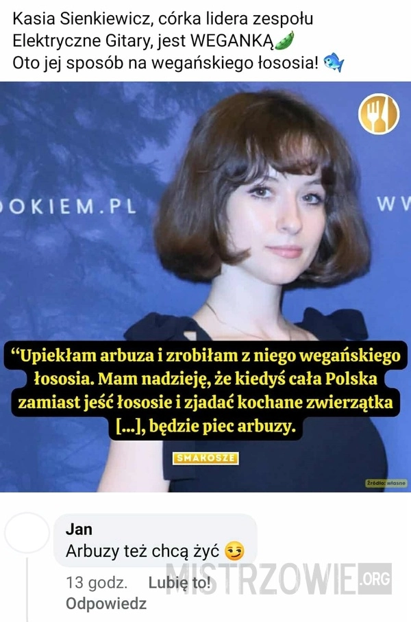 
    Wegański łosoś