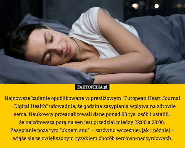 
     Najnowsze badanie opublikowane w prestiżowym "European Heart Journal