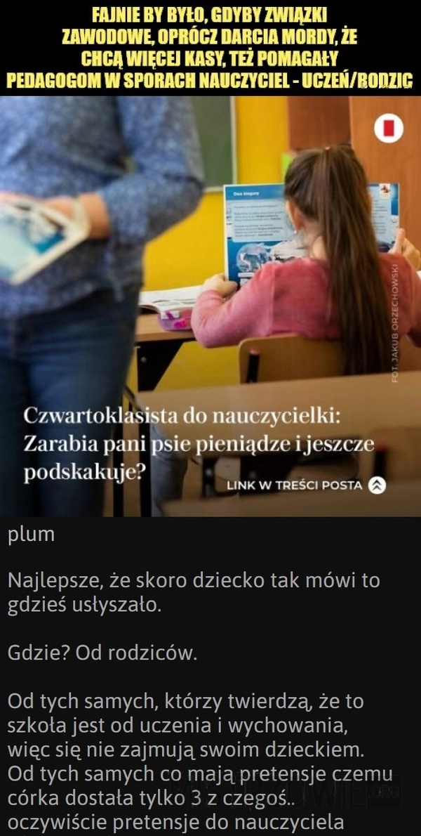 
    Czwartoklasista