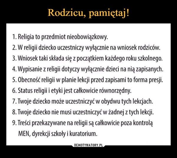 
    Rodzicu, pamiętaj!