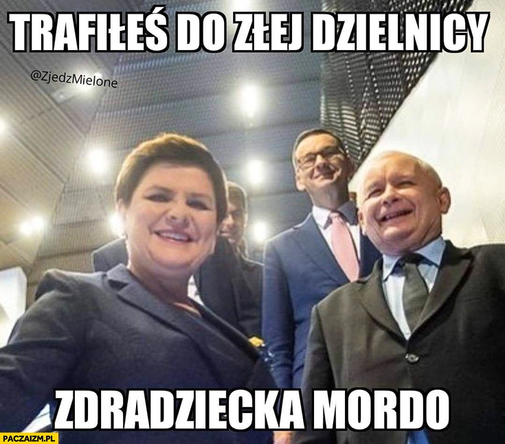 
    Trafiłeś do złej dzielnicy zdradziecka mordo PiS Pisowcy