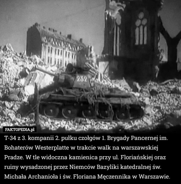 
    T-34 z 3. kompanii 2. pułku czołgów 1. Brygady Pancernej im. Bohaterów Westerplatte