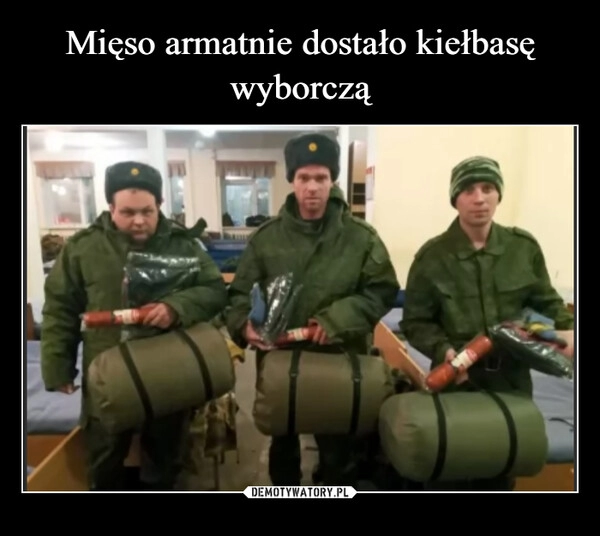 
    
Mięso armatnie dostało kiełbasę wyborczą 