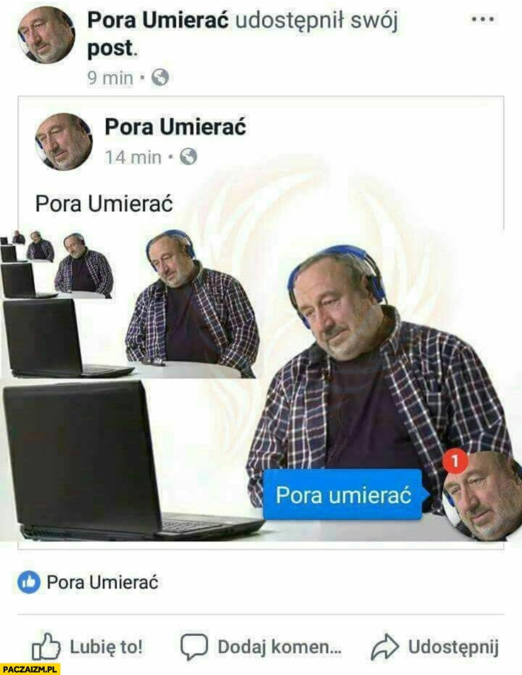 
    Pora umierać Tadeusz Drozda na facebooku