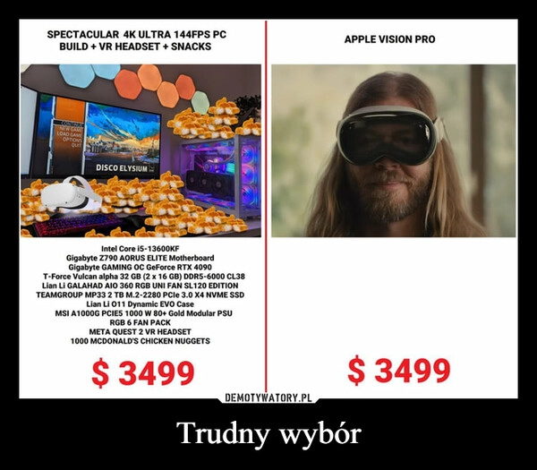 
    Trudny wybór