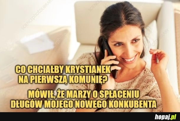 
    Zaraz sezon komunijny. 