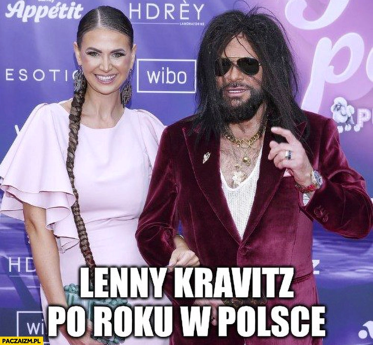 
    Rutkowski Lenny Kravitz po roku w Polsce