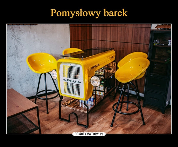 
    Pomysłowy barek