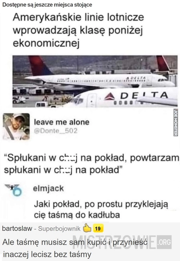 
    Dostępne są jeszcze miejsca stojące