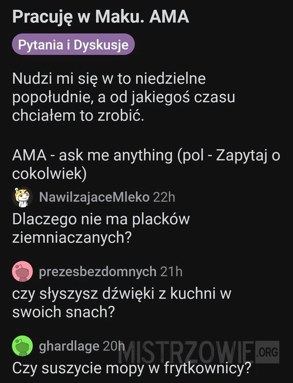 
    Pracuję w Maku