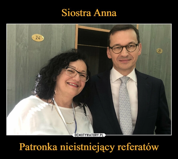 
    Siostra Anna Patronka nieistniejący referatów