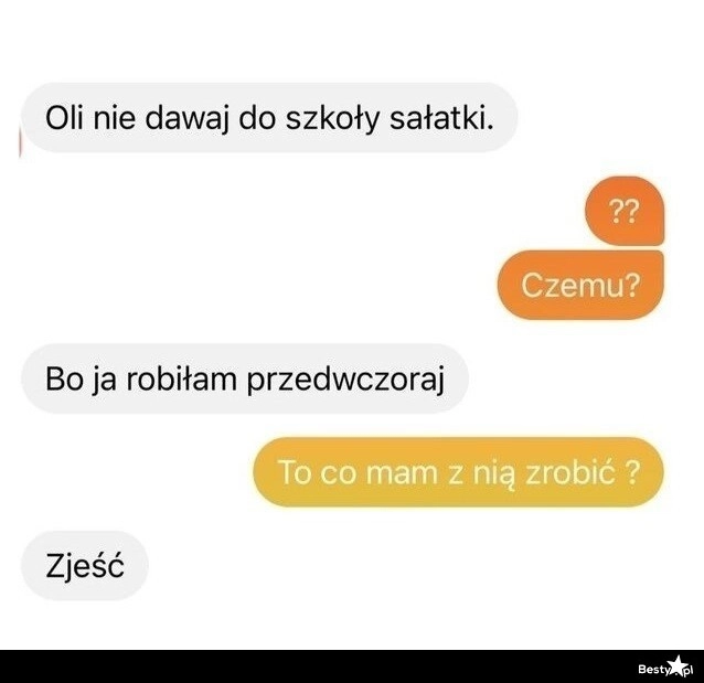 
    Zalecenia od żony 