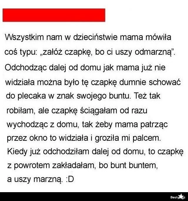 
    Na złość mamie... 