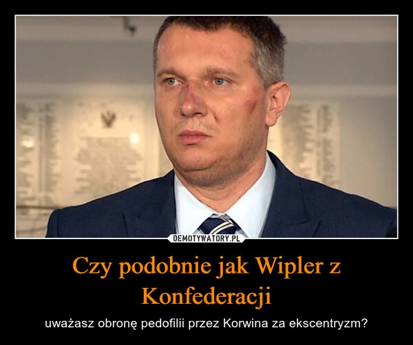 
    Czy podobnie jak Wipler z Konfederacji