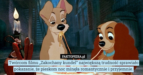 
    
			Twórcom filmu „Zakochany kundel” największą trudność sprawiało pokazanie...					