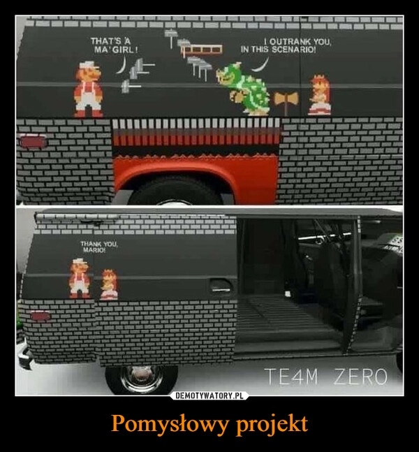 
    Pomysłowy projekt