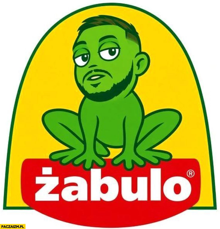
    Żabka logo Książulo żabulo przeróbka