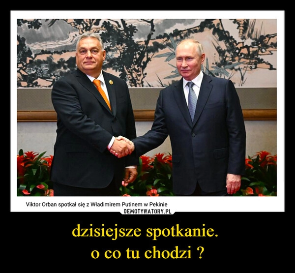 
    dzisiejsze spotkanie. 
o co tu chodzi ?