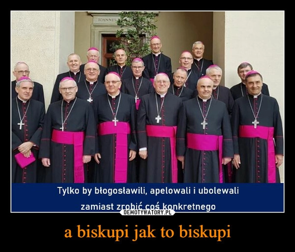 
    a biskupi jak to biskupi