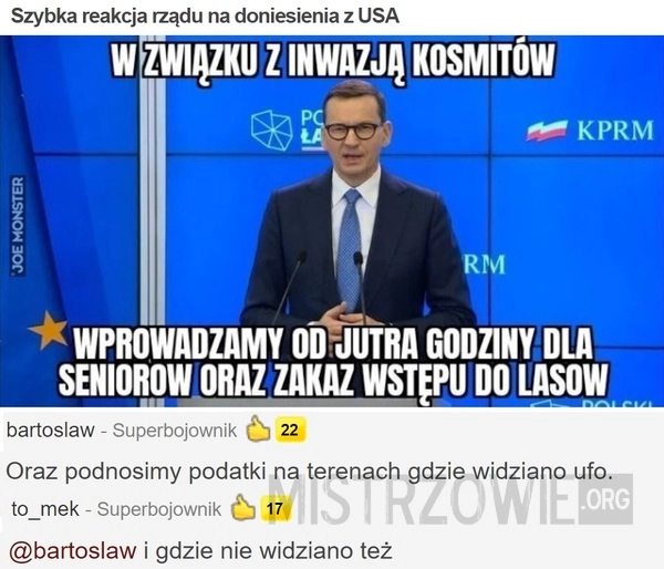 
    Szybka reakcja rządu na doniesienia z USA