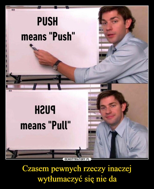 
    Czasem pewnych rzeczy inaczej wytłumaczyć się nie da