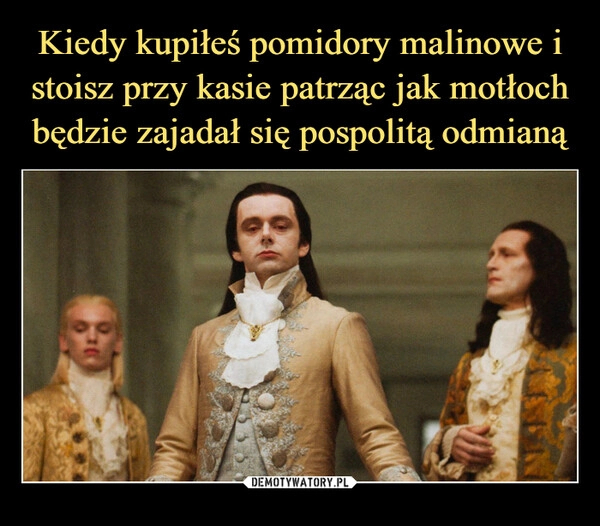 
    Kiedy kupiłeś pomidory malinowe i stoisz przy kasie patrząc jak motłoch będzie zajadał się pospolitą odmianą