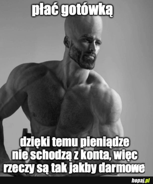 
    Wymieniam towary i usługi na szeleszczące papierki