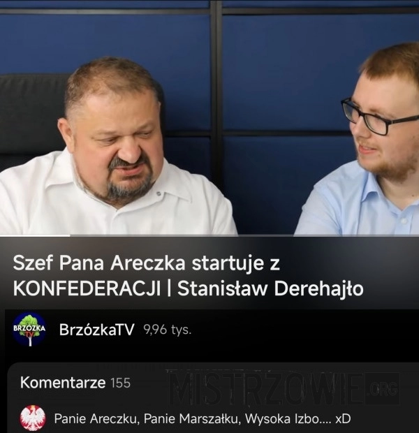 
    Szef Pana Areczka